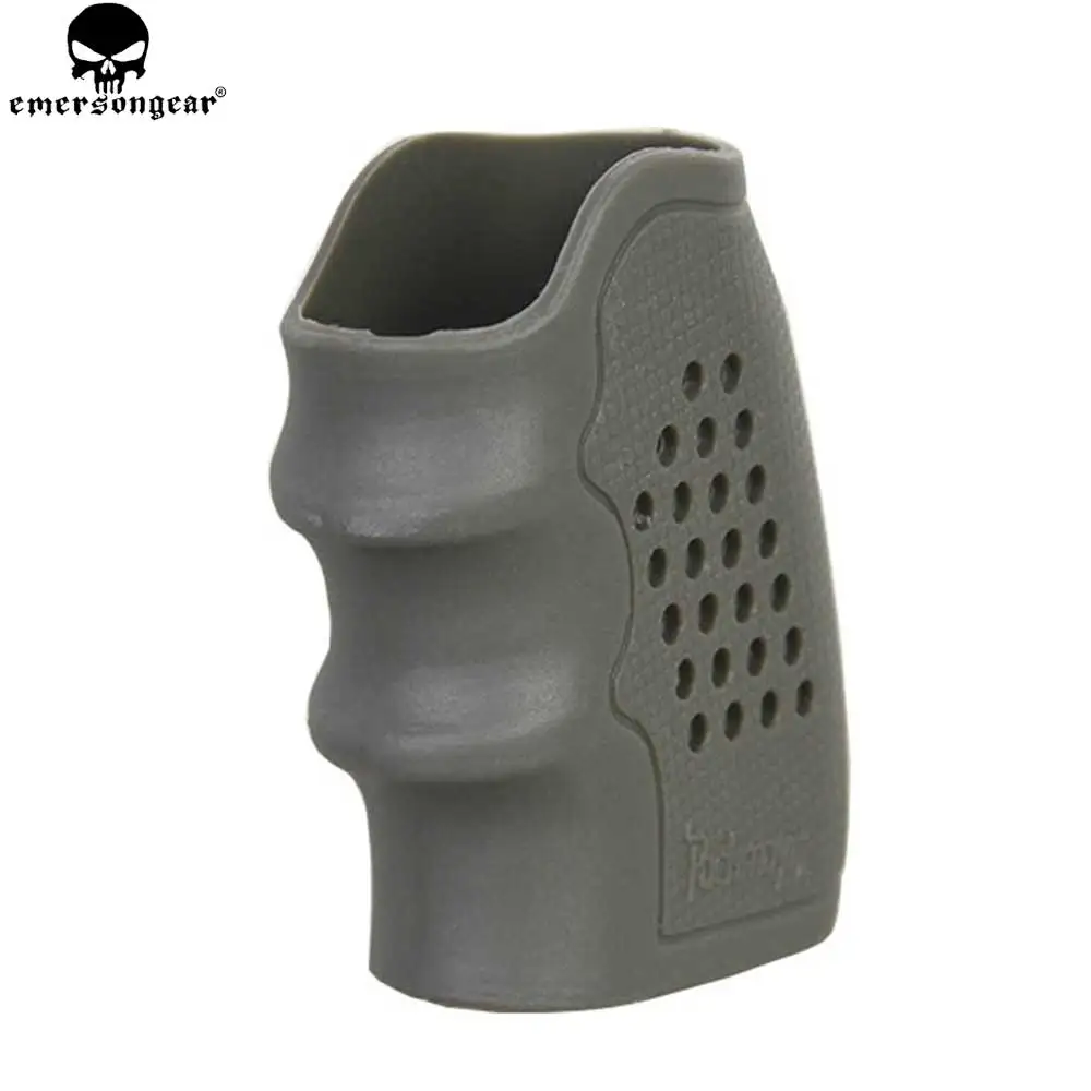 EmersonGear Tactical Pistol Rubber Antiskid Rubber Grip For volver Pistol Anti Slip Revolver Handgun Airsoft Hunting Accessories