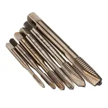 M3-M10 hss co m35 máquina sprial ponto torneiras métrica rosca torneira da mão direita plug torneira broca