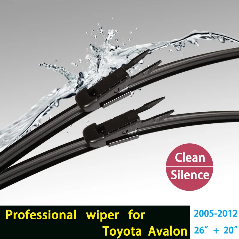 wiper blades for Toyota Avalon (2005 2012), 26"+20" fit pinch tab type