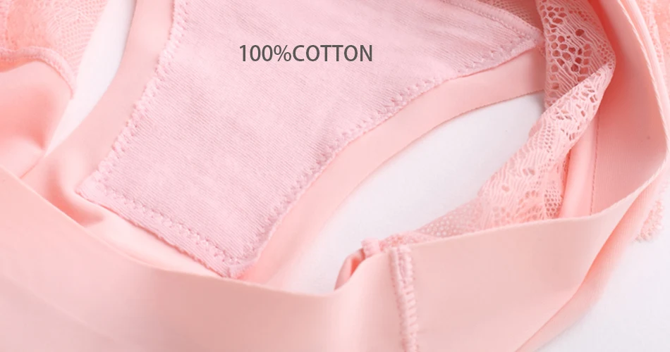Hot Sale Women's Sexy Lace Panties Seamless Cotton Breathable Hollow Briefs Plus Size Girl Brand Underwear 14