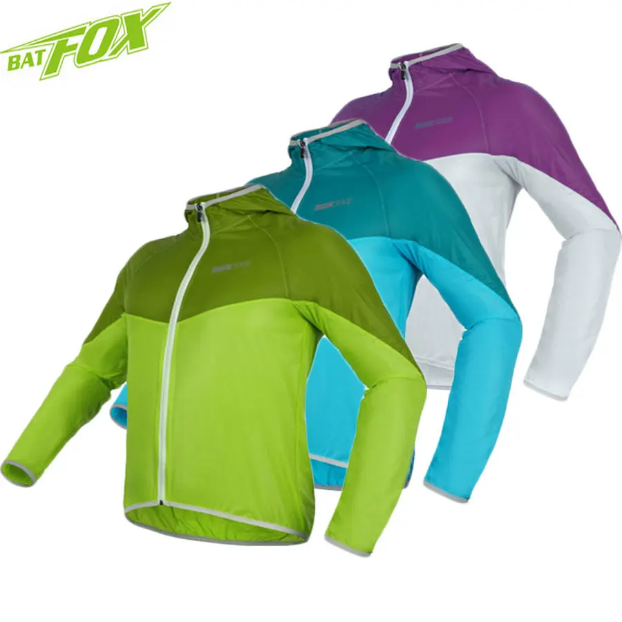

Women Men Windproof Cycling Jacket with hooded Mtb bike Jacket bicicleta Motocross Windcoat Long sleeve Ultlight Ropa Ciclismo