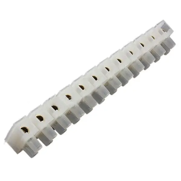 

60 Amp - 12 Way Strip Terminal Block Strip - Electrical Wire Connector Amp:60A Connector Block