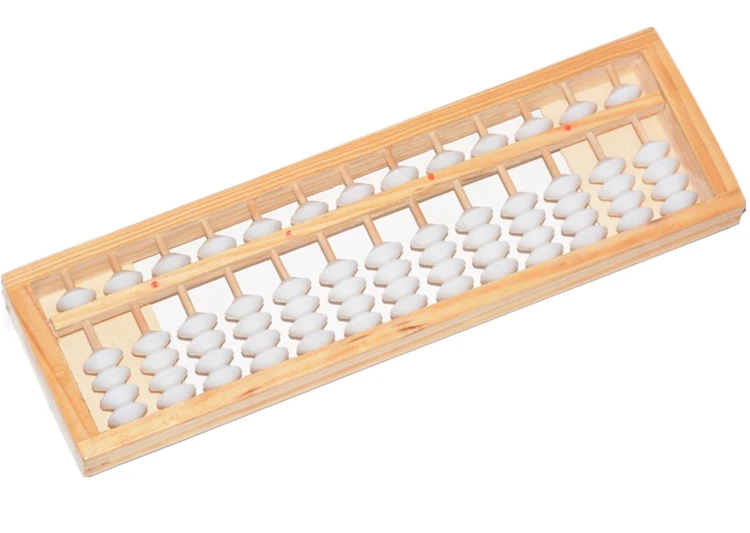 

13 column wooden abacus Chinese Soroban Educational tool mathmathmetic Calculator for student teacher sz16