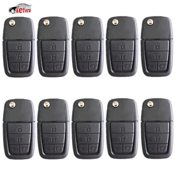 

KEYECU 10 Pcs/lot New Replacement Shell Folding Remote Key Case Fob 4+1 Button for G8 2008-2009