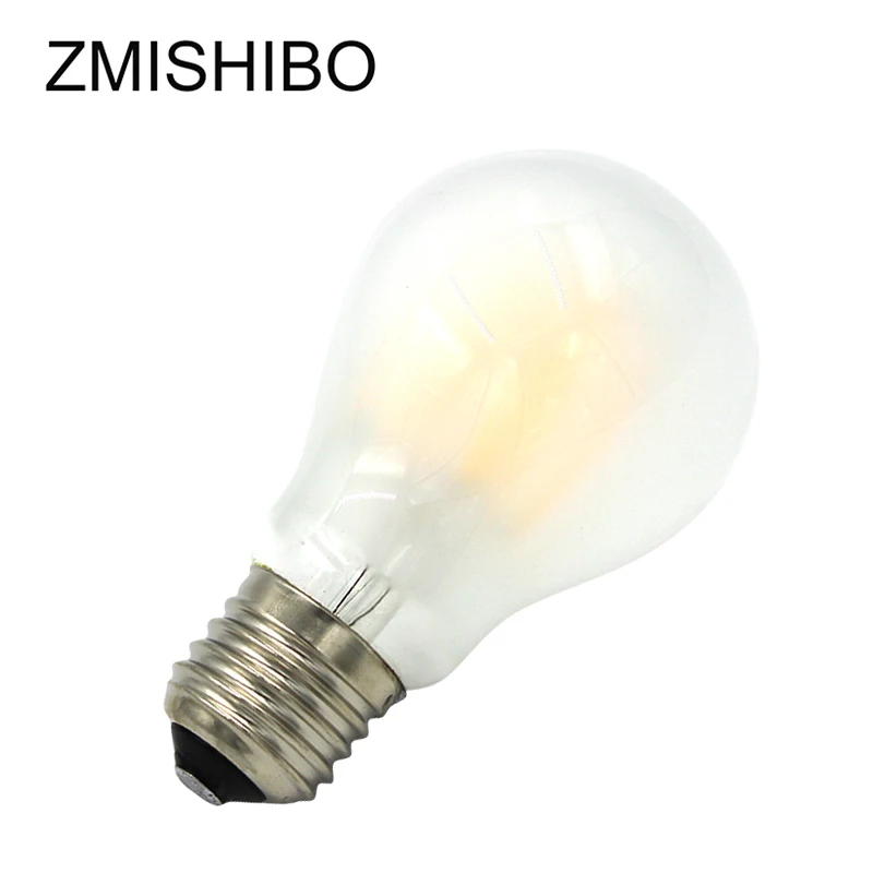 Матовая Светодиодная лампа ZMISHIBO 110 240 в E27 A60 со стеклянной крышкой 4/3000 светодиодов
