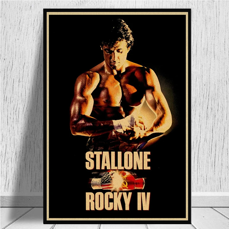 Классический фильм ROCKY Винтаж бумага аниме плакат ROCKY Stallone плакаты домашний Декор стены