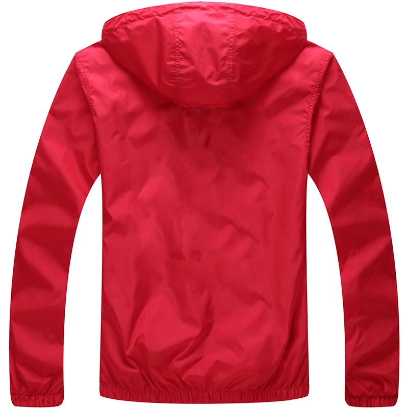  Brieuc Plus Size XS-7XL Spring Autumn Young Men Windbreaker Hooded Jacket Slim Thin Clothing Top Quality Waterproof jacket 
