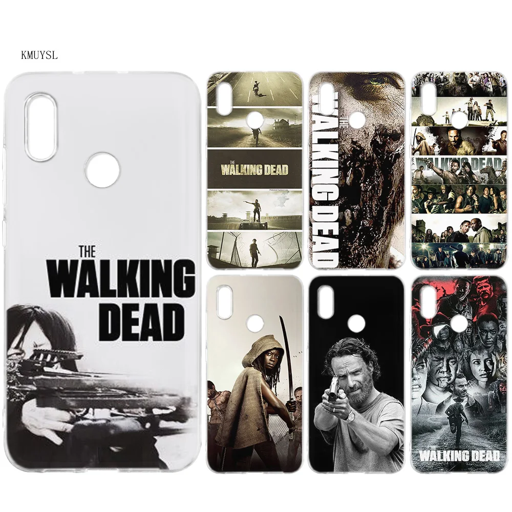 

KMUYSL The Walking Dead Silicone Case Cover for Xiaomi Mi A2 Lite Redmi 6 6A Note 5 5A Pro Prime S2 Y2 6X A1 5X