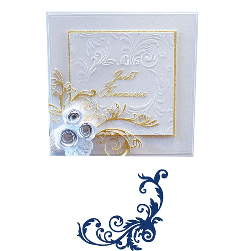 

Lace Vine Border Craft dies Metal Cutting Dies Stencils for DIY Scrapbooking Album Paper Card Decor Embossing Dies Cuts 2019 New