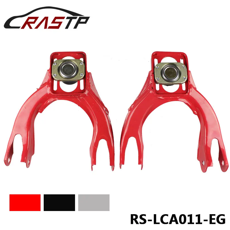 

RASTP Red Black Silver Adjustable left And Right Front Upper Control Arm Camber Kit For HONDA CIVIC EG 92-95 RS-LCA011-EG