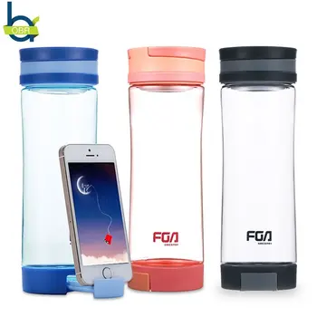 

OBR 600ml Water Bottle with Phone Stand Student Leisure Bottle Leakproof Travel Bottle Creative Plastic Sports Water Kettle