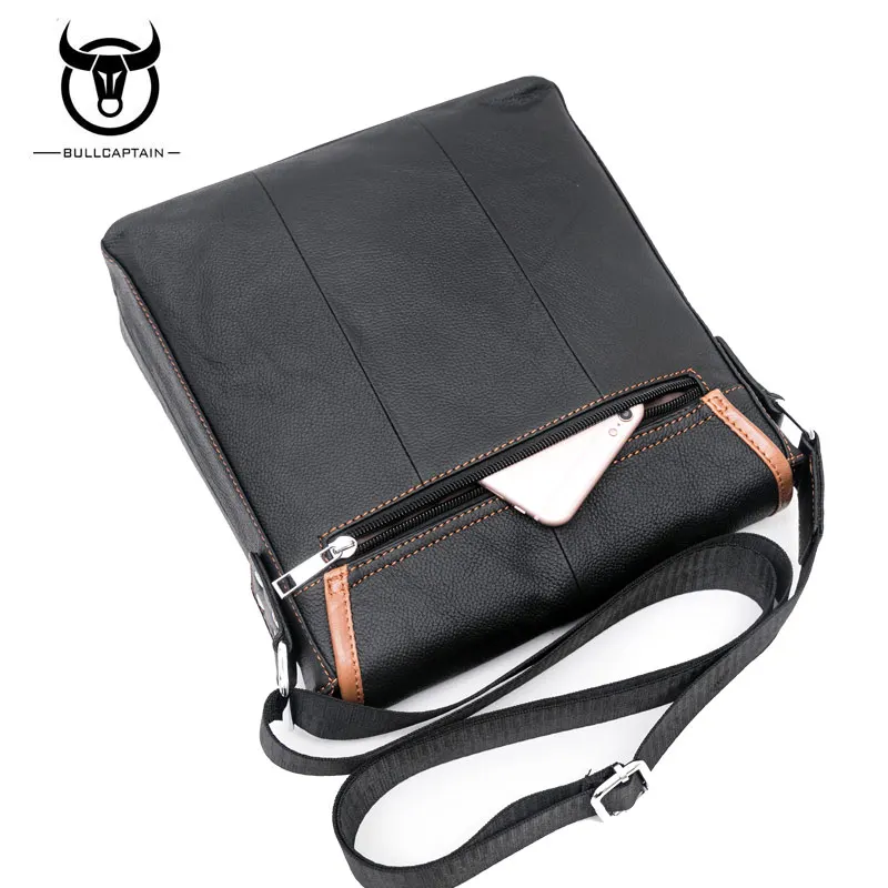 bolsa masculino bolsa de ombro Material Principal : Couro Genuíno
