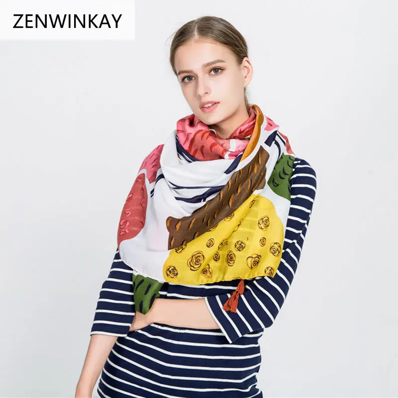 2018 Spring High Quality Women Scarf Thin Cotton Flax Voile Scarves Tassel Warm Scarf Shawl