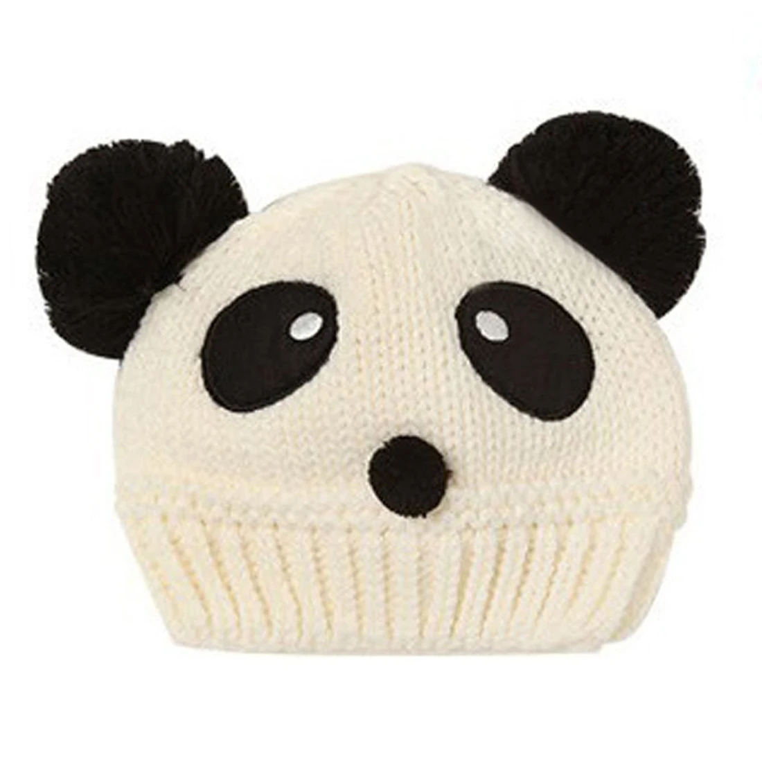 Lovely Animal Panda Baby Knitted Hats Kids Winter Keep Warm Crochet