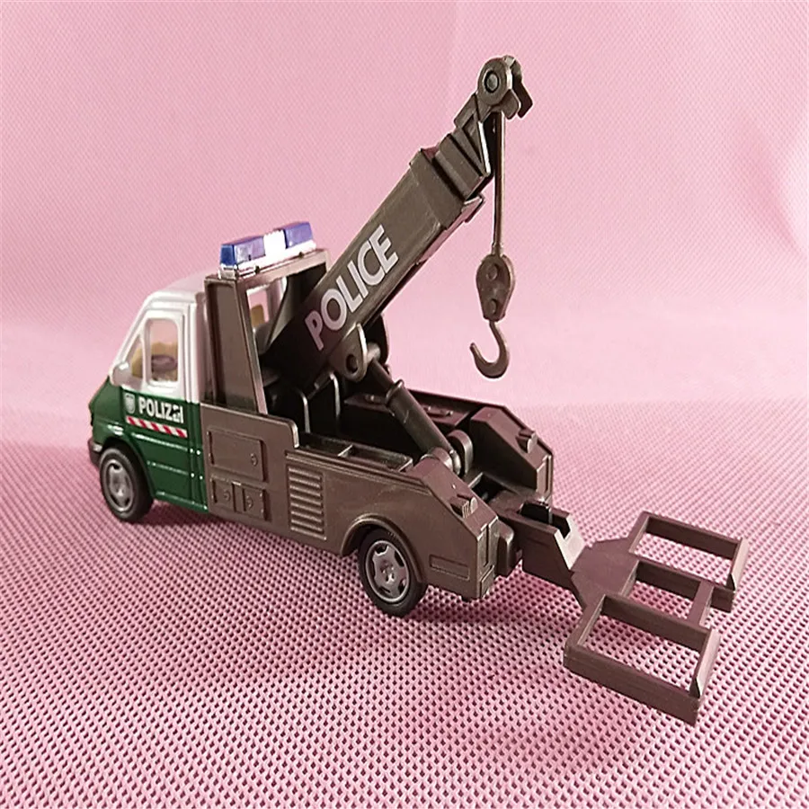 architecture model metal police car 04