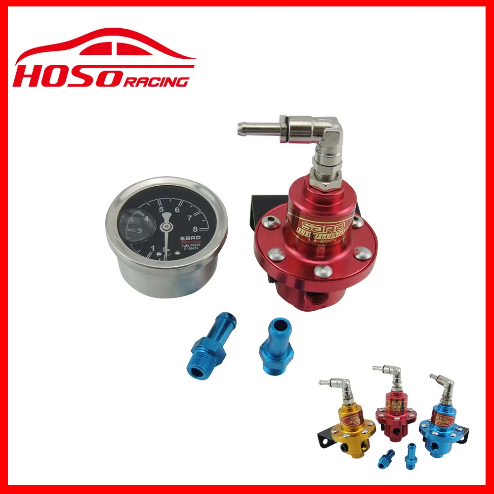 Universal Adjustable SARD fuel pressure regulator with original gauge