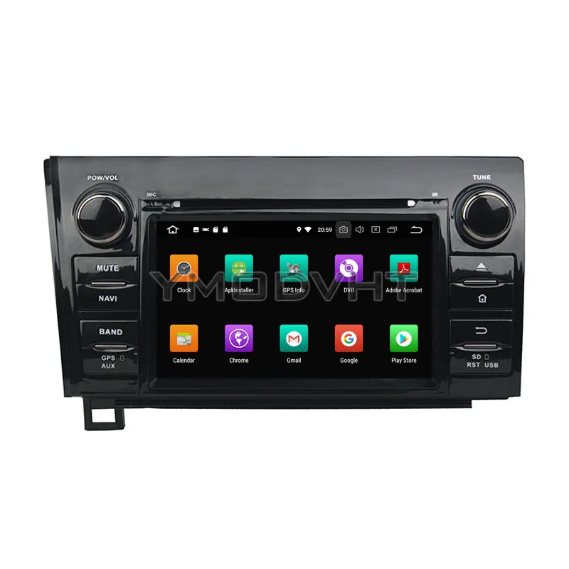 Excellent YMODVHT 7inch Android 8.0 Octa Core PX5 4GB RAM 32GB Car DVD Player Radio Stereo GPS for Toyota Sequoia/Tundra 2010 2011 2012 2