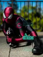 3D Printed Comic Spider-Pool Cosplay Costume Spandex Halloween Suit Spiderman & Deadpool Symbiosis Superhero Zentai Bodysuit