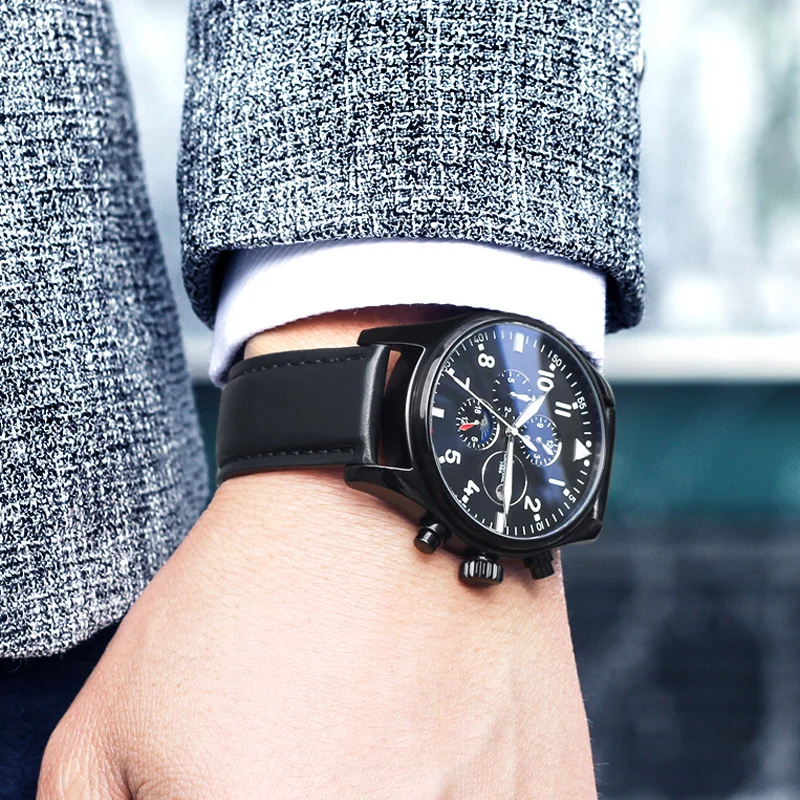 Switzerland Carnival Famous Brand Watch Luxury Automatic mechanical Men Watch Rose Gold Case Blue Dial Leather Strap Moon Phase Switzerland Carnival Famous Brand Watch Luxury Automatic mechanical Men Watch Rose Gold Case Blue Dial Leather Strap Moon Phase