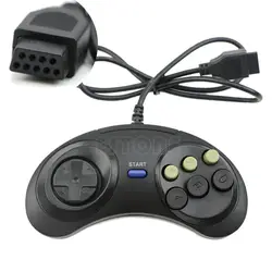6 Кнопка проводной контроллер геймпад для Mega Drive Megadrive sega MD бытие