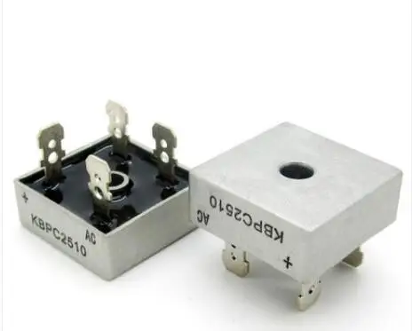

KBPC2510 KBPC5010 Single Phase 1000V 25A Bridge Rectifier Rectifier Bridge Inline Square 4P 5PCS