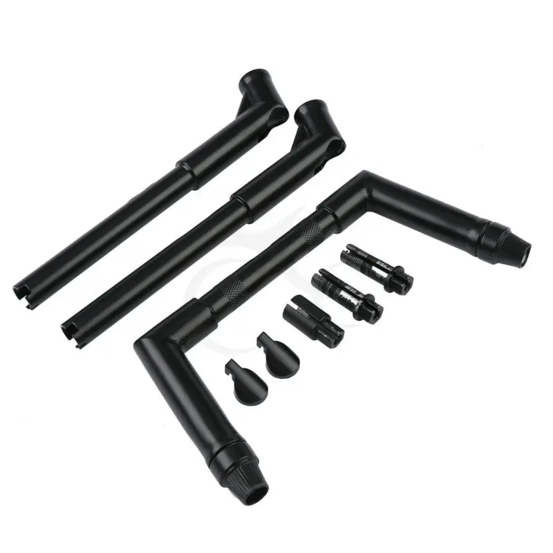 Черный " Rise 1,25" Frisco Apes руль для мотоцикла Harley FLST FXST Sportster XL Dyna Forty-Eight