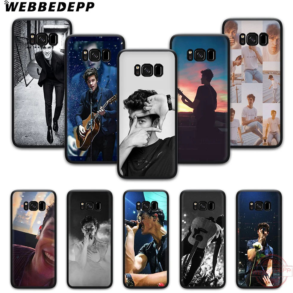 WEBBEDEPP Shawn mendes мягкий чехол для телефона с изображением цветов Samsung S6 S7 край S8 S9 S10