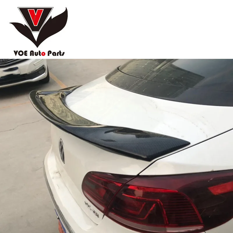 CC R style Carbon fiber/FRP Rear Trunk Wing Spoiler for Volkswagen CC