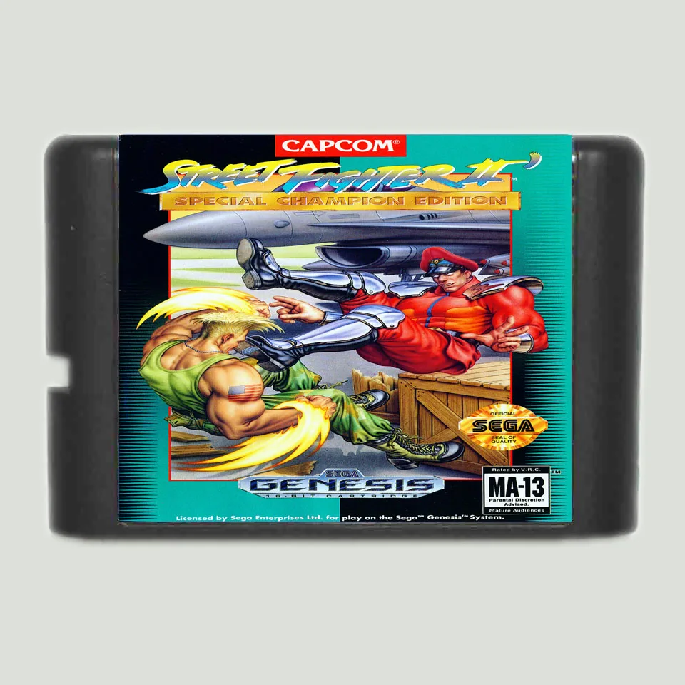 

Street Fighter II Special Champion Edition 16 Bit MD Game Card For Sega Mega Drive For Genesis