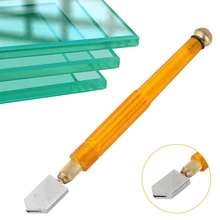 Одноцветные, блестящие резак для стекла острый велосипед складной нож для резки стекла алмазный инструмент твердого сплава DIY Зеркало для плитки ремонт режущих инструментов