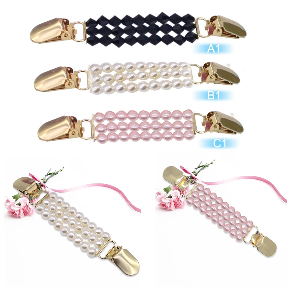 

1pc Women Cardigan Sweater Blouse Shawl Clips Crystal Shirt Collar Duck Clip Clasps