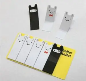 100 Sheet/PCS Cartoon Rabbit Scrapbooking Sticker Bookmark Kawaii Toy Tab Flags Memo Sticky Notes Book Marker Office Stationery
