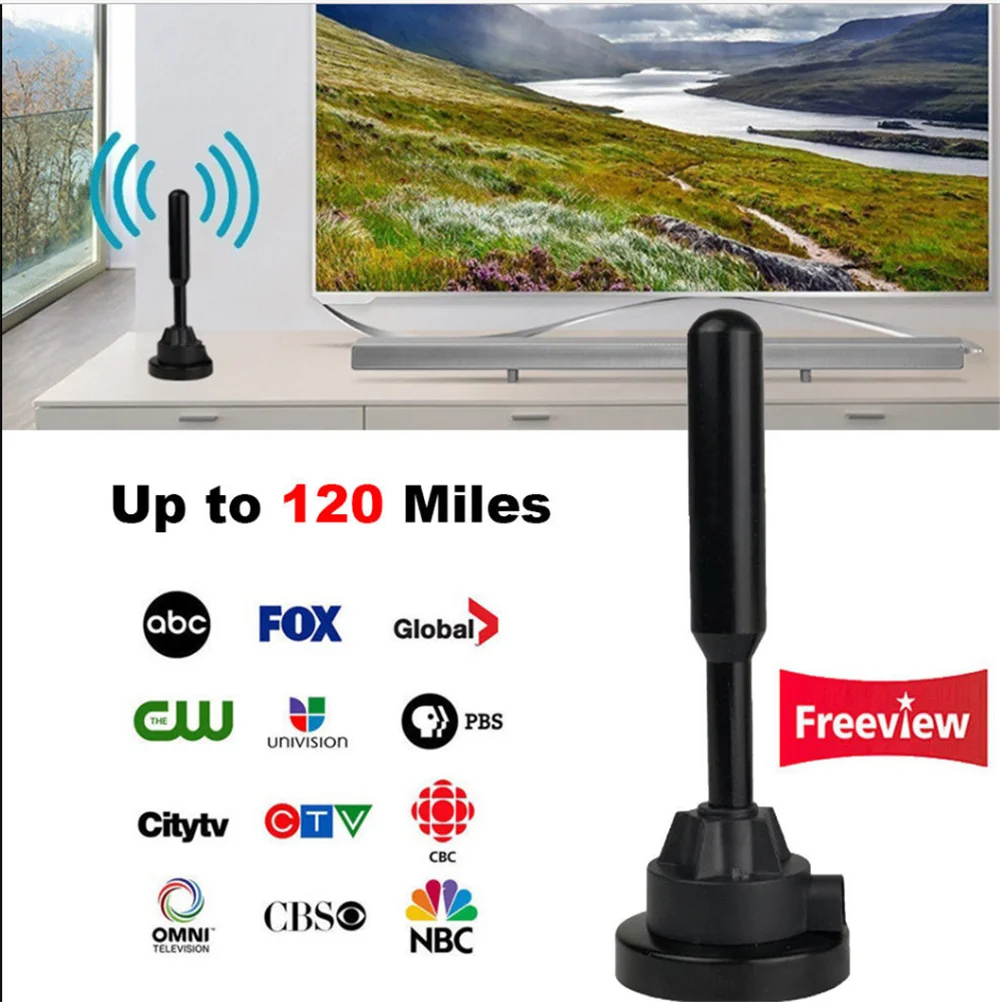 120 миля диапазонная антенна ТВ цифровой HD наземная волна Antena цифровой Внутренний, HDTV 1080 p