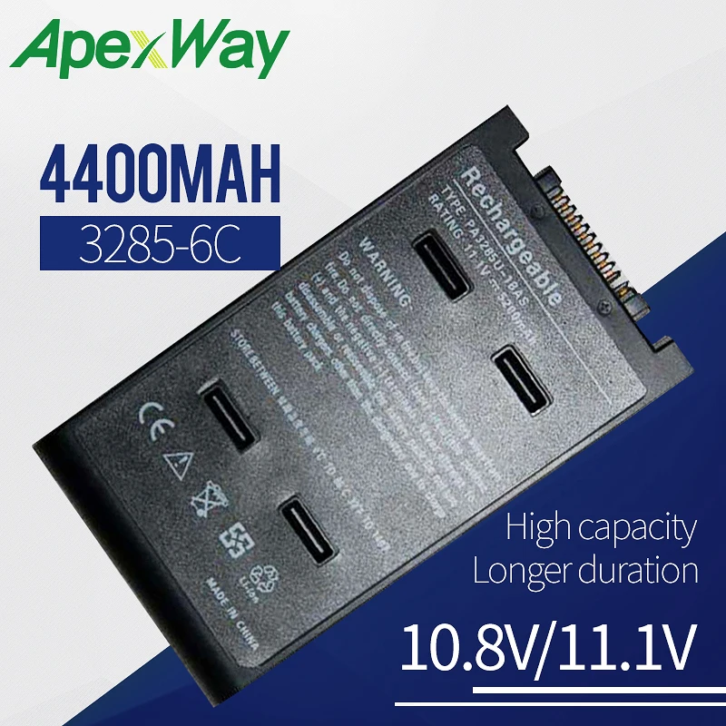 

4400mAh Battery for Toshiba Satellite A10 A15 J50 J10 J12 J32 J40 J60 J61 J62 PA3285U PA3285U-2BAS,Tecra A1 A8 E10 F15