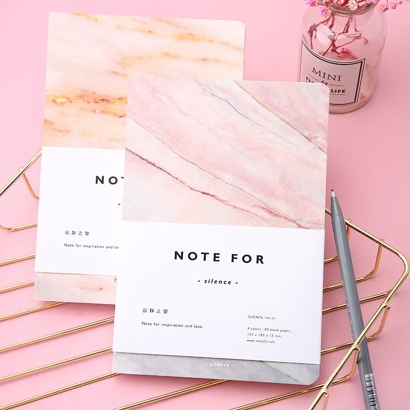 

Note for Silence Blank DIY Watercolor Drawing Paper Notebook Cute School Diary Notebook Stationery Supplies Bullet Journal Bujo