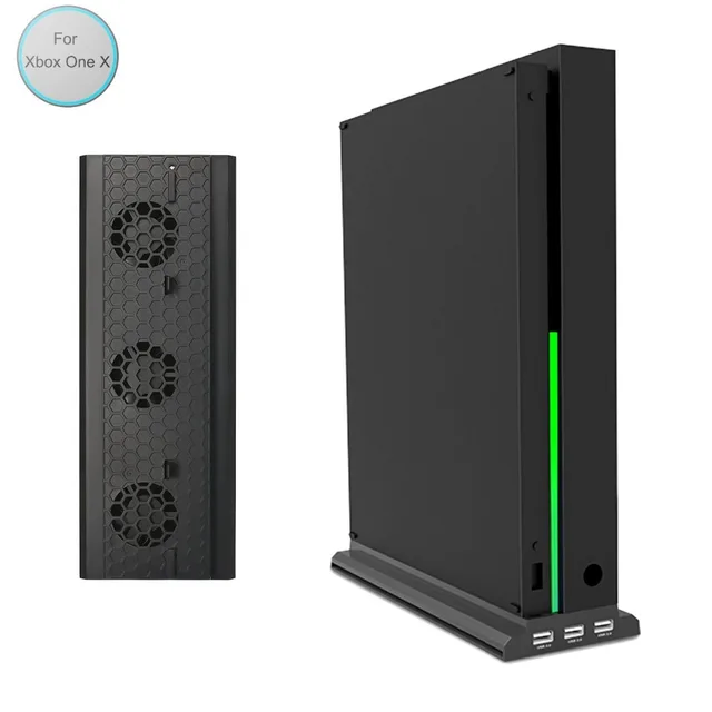 Special Price Vertical Stand with Cooling Fan for Xbox One X with 3 USB Ports