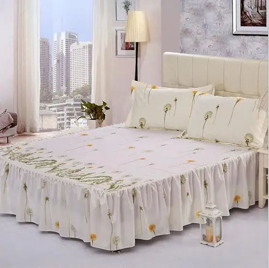 Розовая кровать юбка с эластичной повязкой Домашняя одежда и мебель покрывало для кровати 1,8 метров/1,5 метров/1,2 метров покрывало для кровати