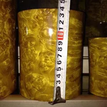 3 шт. натуральная Бирма золото камфоровое дерево кисточки горшок ручка держатель с полной burl ценная коллекция украшений для дома бизнес подарок