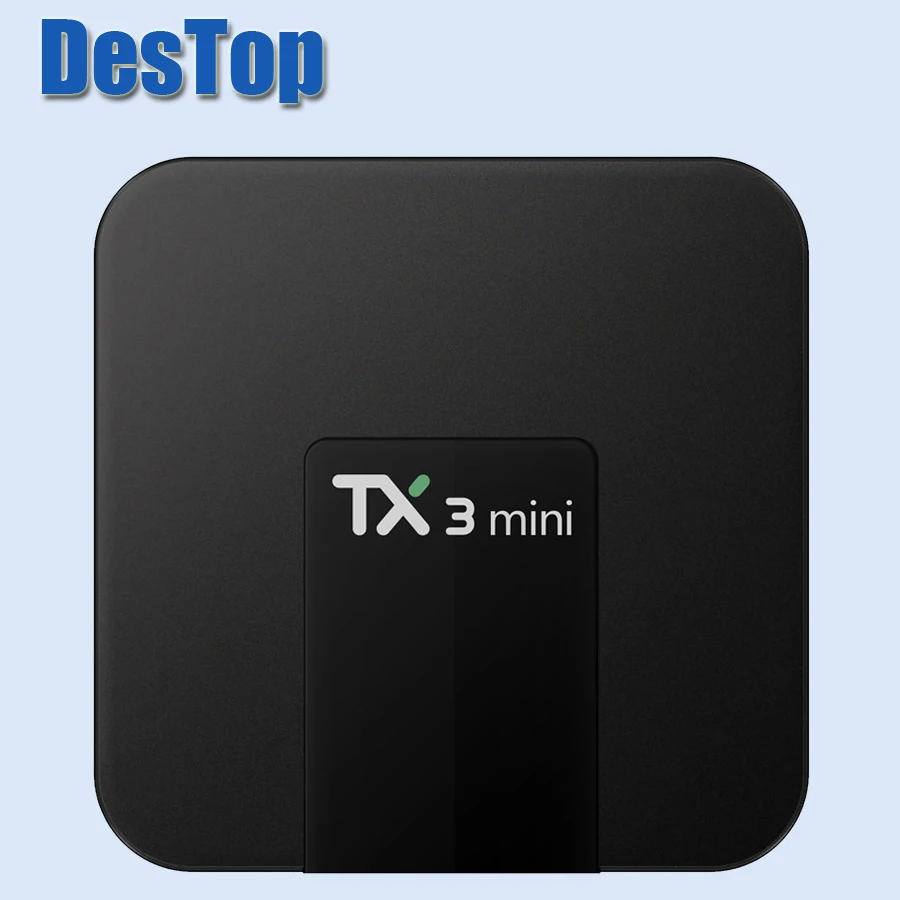 10 шт. Tanix TX3 Мини ТВ приставка S905W 2,4 ГГц WiFi Android 8,1 1 Гб RAM 16 Гб ROM поддержка