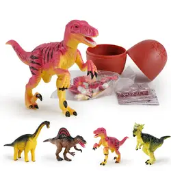 4 шт./компл. Творческий модельки динозавров Яйца динозавра неваляшка в виде яйца игрушка украшения дома образование игрушки для детей