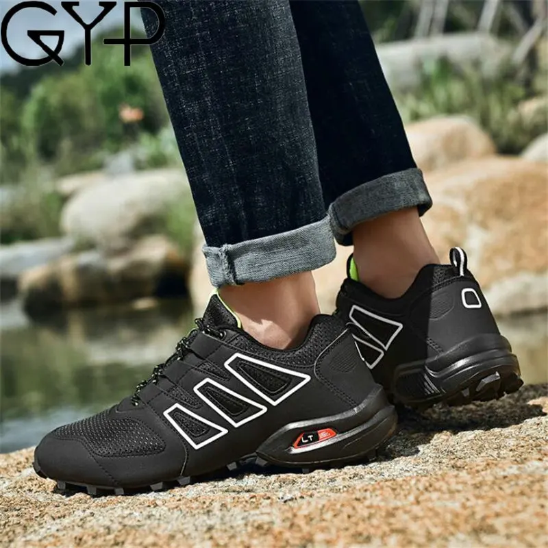 

GYP Men running shoes spring and autumn Delicate Car Suture rubber sole Solid Tenacity shallow men's shoes big size 38-47 DP-06