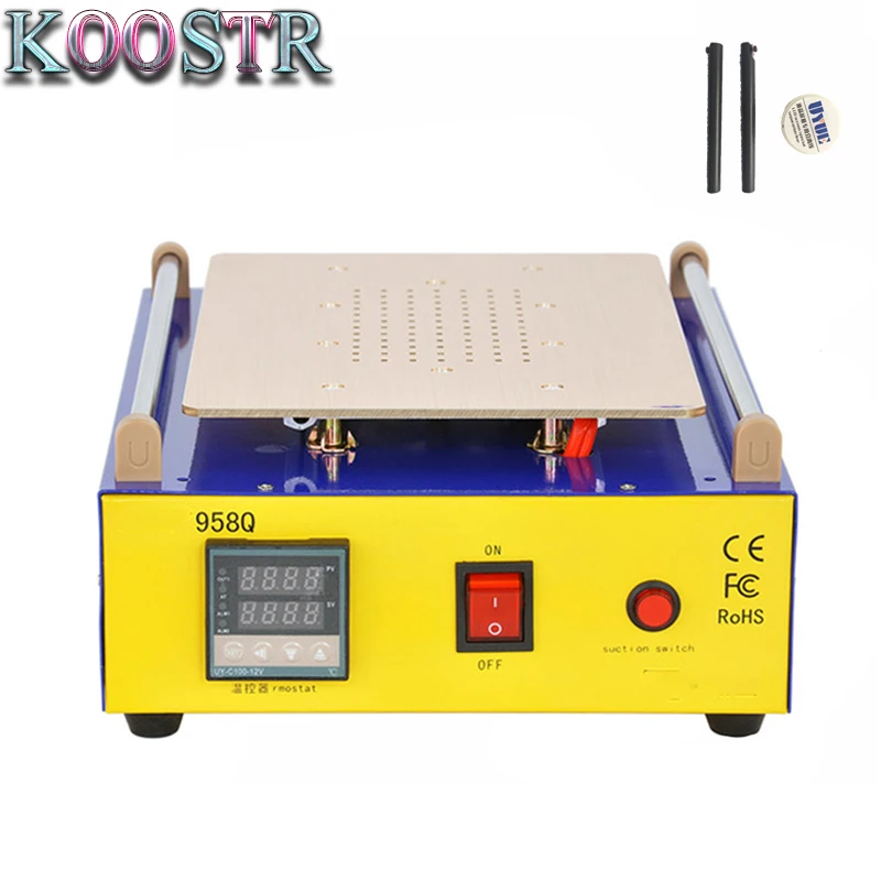 

UYUE 958Q 2 in 1 Multifunction LCD Repair Machine set Built-in Vacuum Pump Touch Screen LCD Separator for Samsung iPad