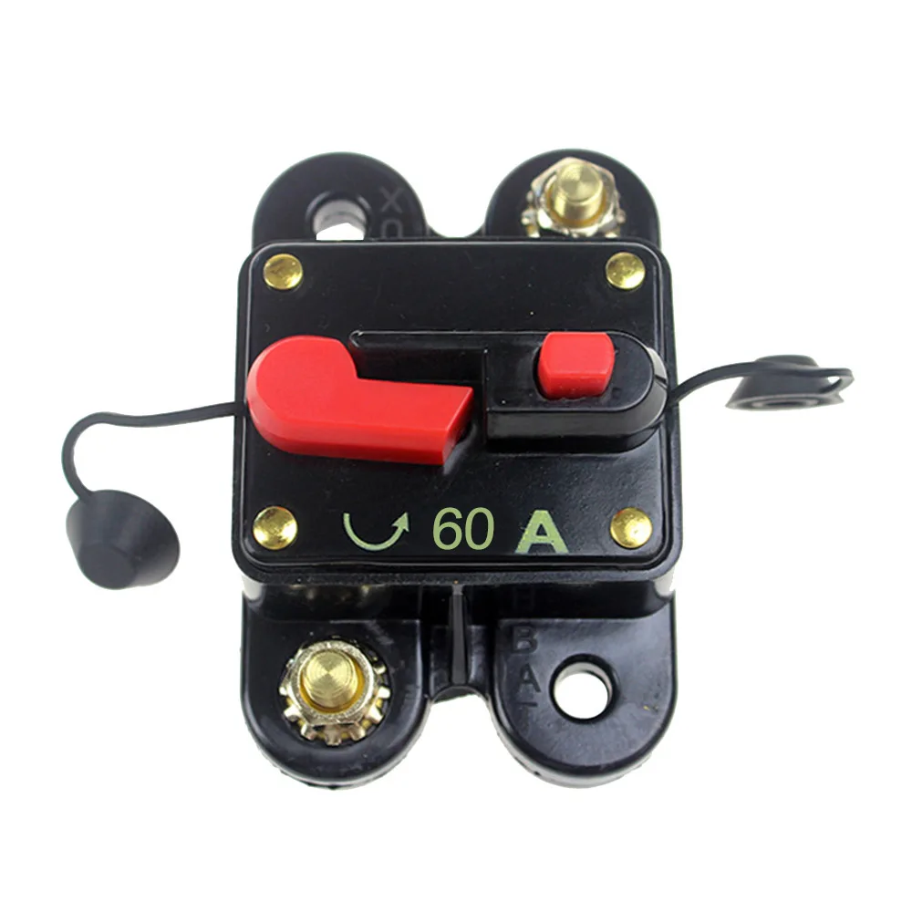 

60A 80A 100A 150A 200A 250A 300A optional Car Audio Inline Circuit Breaker Fuse for 12V Protection