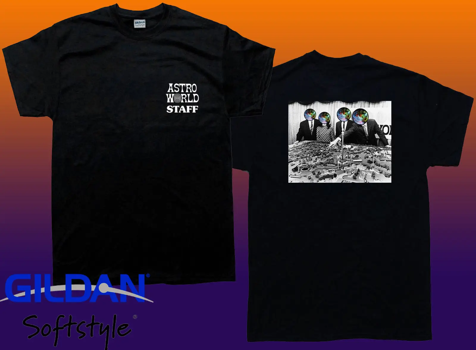 astroworld staff t shirt