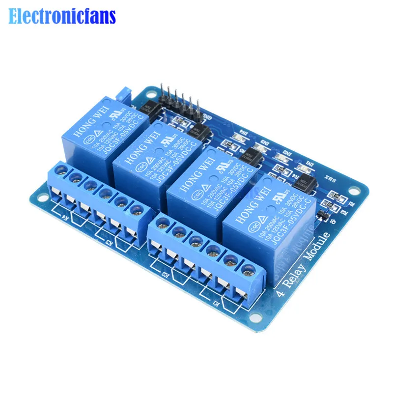 4 Канальный Релейный Модуль 5 В для Arduino канальная оптопара релейная плата