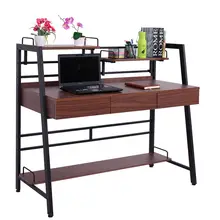 Giantex Computer Desk PC Laptop Table with Drawer Shelf Workstation Modern Wood Home Office Furniture HW54019