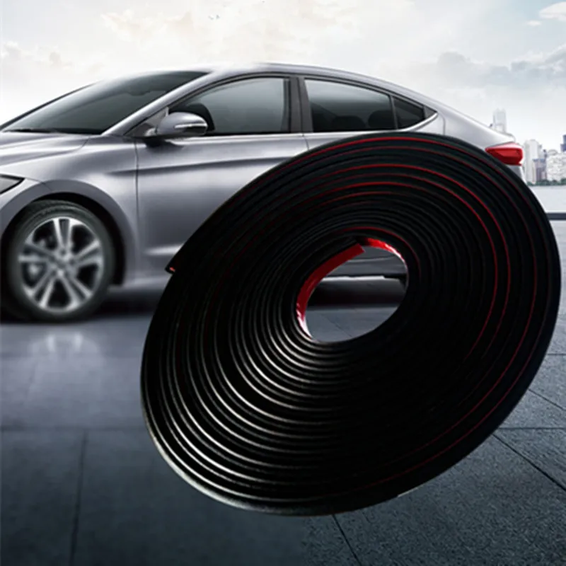 

Car Stickers Door Seal Strips Sticker Rubber Sound Insulation for Toyota corolla rav4 camry prius hilux avensis Accessories