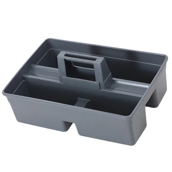 

1Pc 3 Dividers Tool Caddy Executive Series Plastic General Purpose Carry Caddy Cleaning Caddy Handy Caddy with Handle