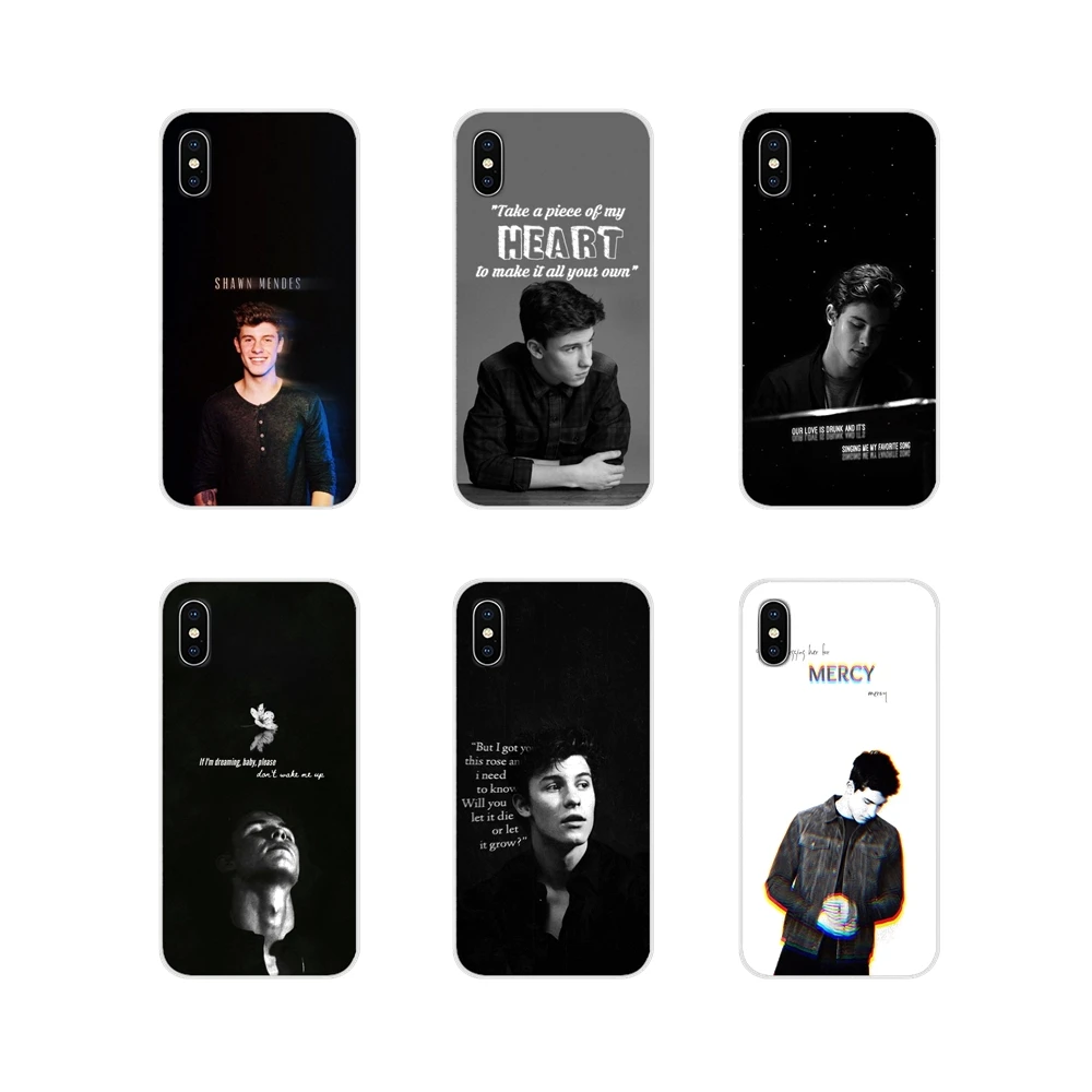 

For Xiaomi Mi6 A1 5X 6X Redmi Note 5 5A 4X 4A 4 3 Plus Pro pocophone F1 Accessories Phone Cases Covers Shawn Mendes SM