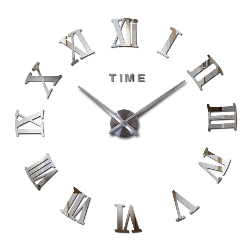 Новое поступление настоящий бренд домашний декор наклейка на стену гостиная кварцевые часы большие цифровые настенные часы современный дизайн большие часы